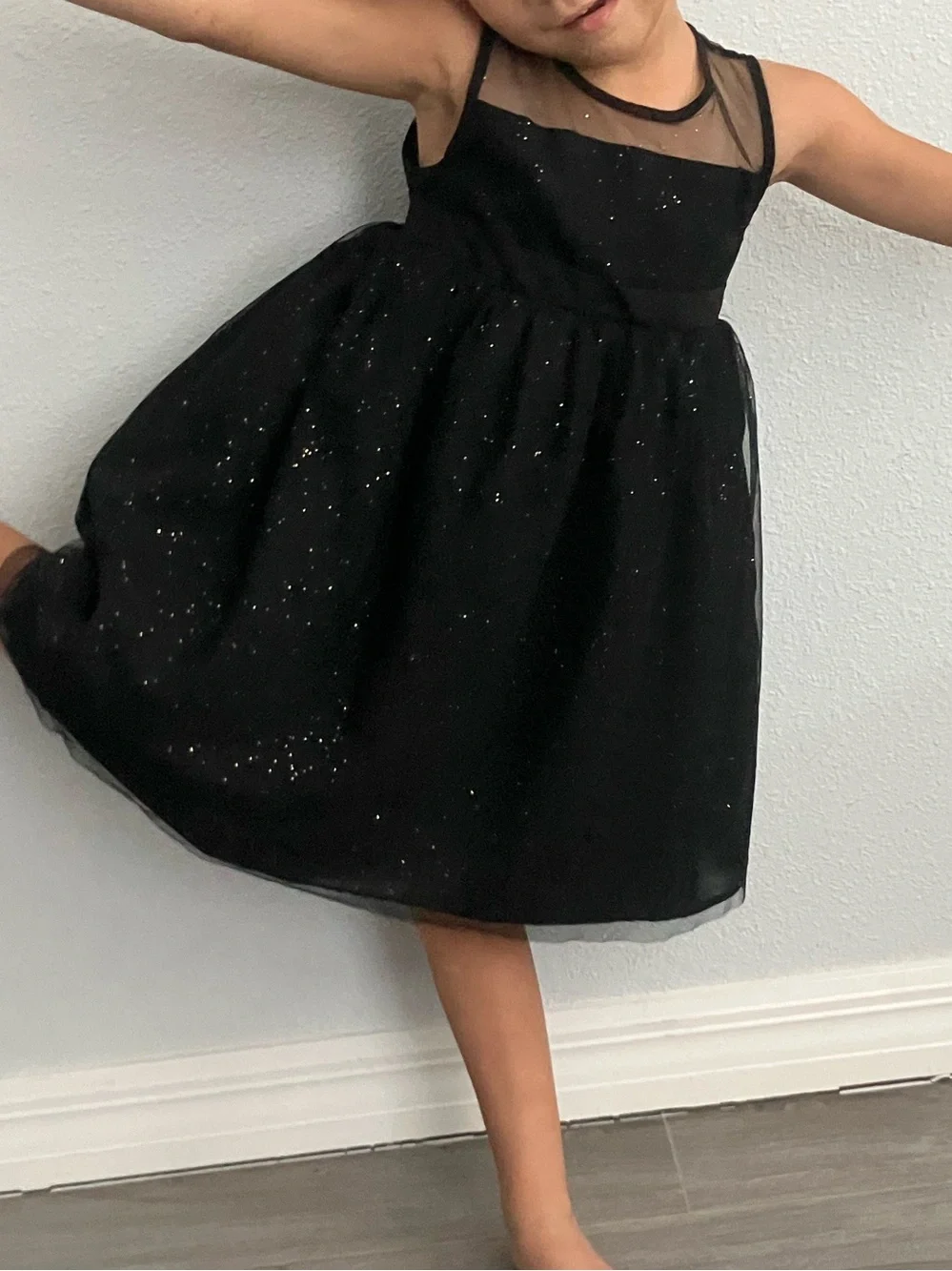 SPECIAL EDITIONS toddler girls' special occasion tulle black party dress | 3T